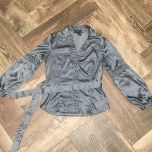 ANTILIA FEMME stretch button up shirt